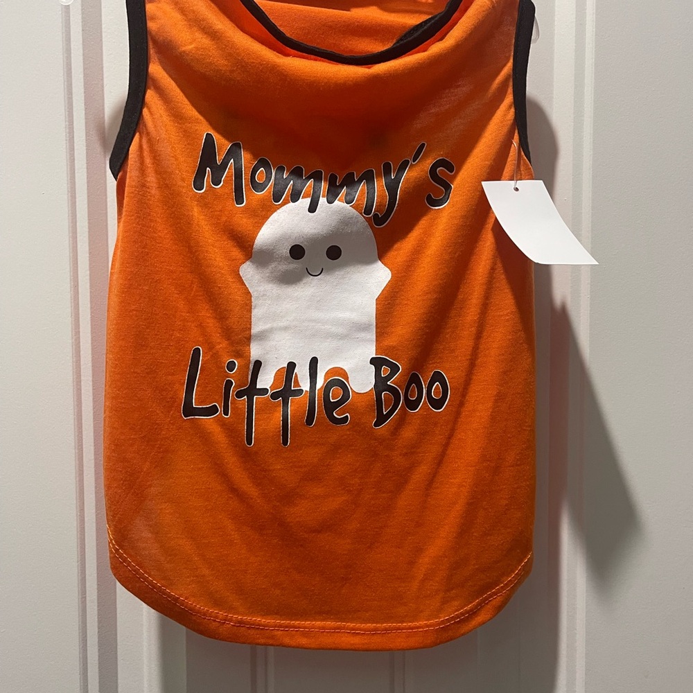 ✨ Orange Dogs 'Mommy's Little Boo' Ghost T-Shirt ✨